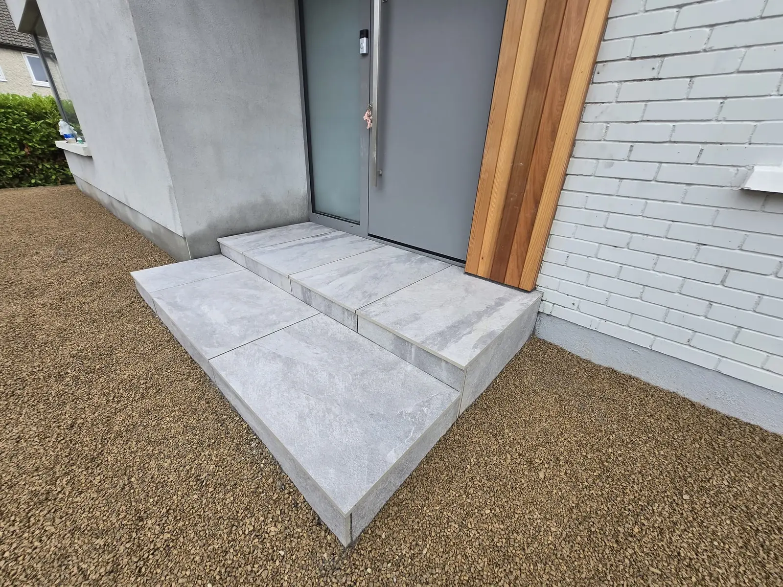 Entrance Step Detail project by Allsurface Groundworks in County Dublin