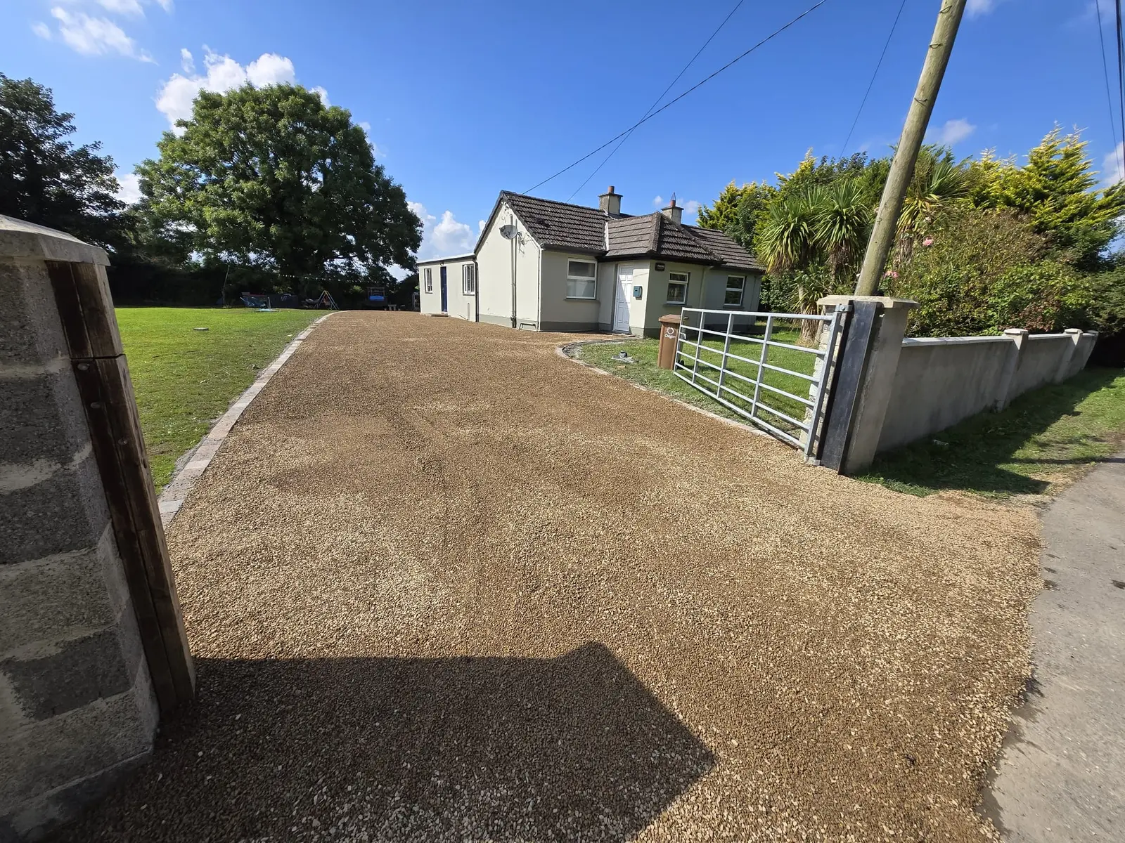 Country Driveway project by Allsurface Groundworks in County Dublin