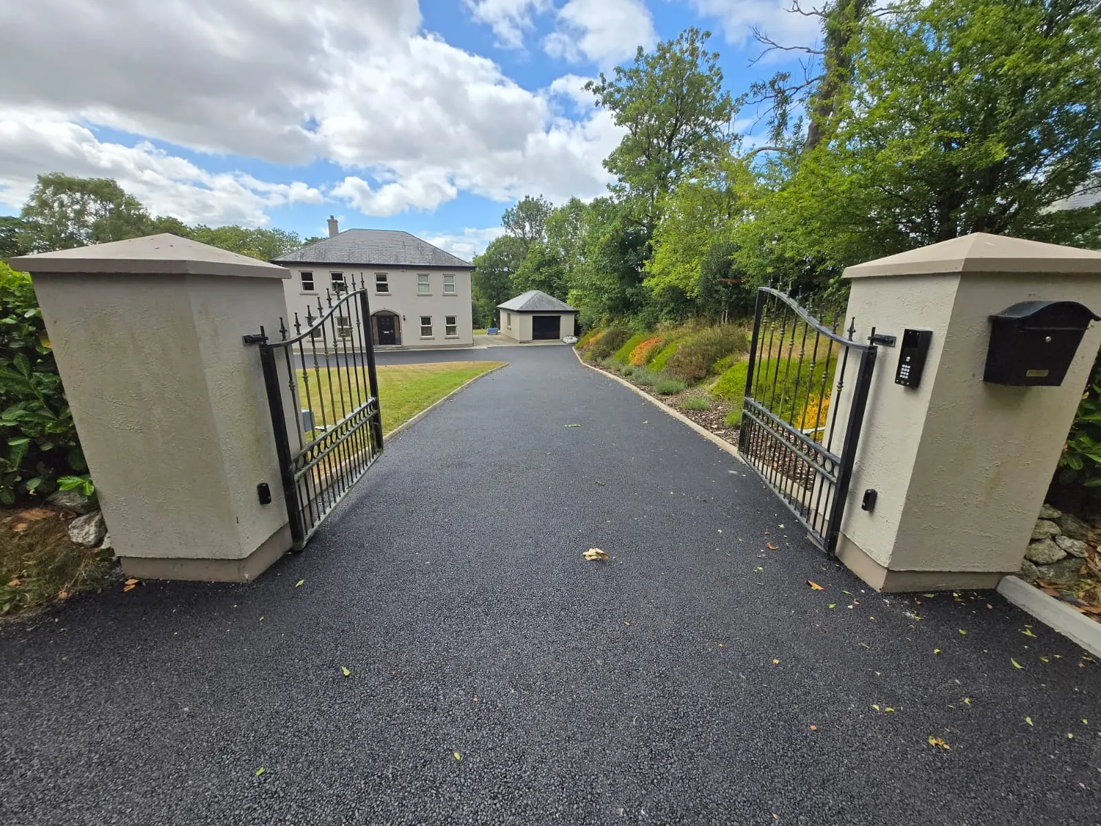 Private Tarmac Drive project by Allsurface Groundworks in County Dublin