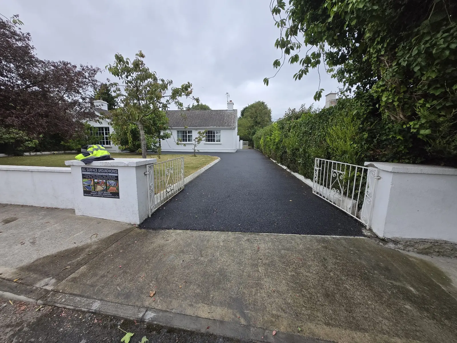 SMA Asphalt Finish project by Allsurface Groundworks in County Dublin