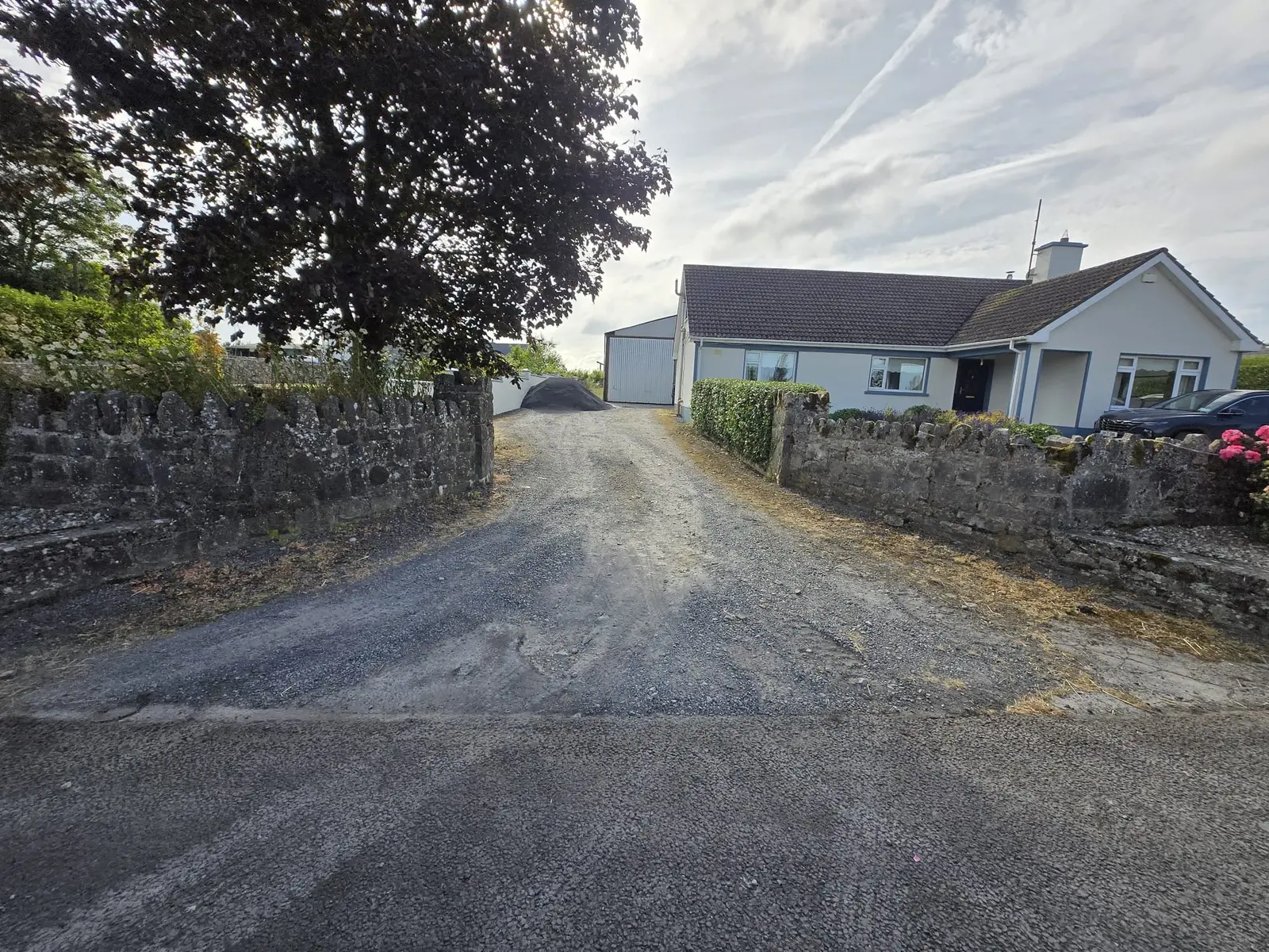 Tarmac Courtyard project by Allsurface Groundworks in County Dublin